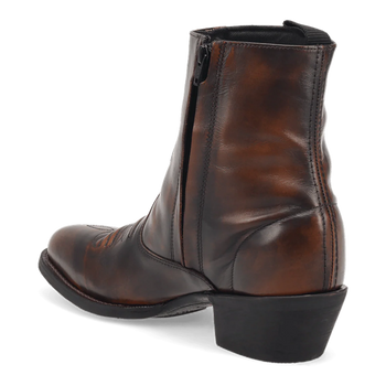 Laredo Men's Fletcher Brown Leather Boot - Image 4