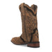 Laredo Women's Bouquet Broad Square Toe Leather Boots - Honey 5844