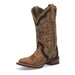 Laredo Women's Bouquet Broad Square Toe Leather Boots - Honey 5844