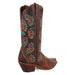 Laredo Women's Filly Snip Toe Leather Boots - Tobacco 20006