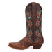 Laredo Women's Filly Snip Toe Leather Boots Tobacco 20006