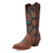 Laredo Women's Filly Snip Toe Leather Boots Tobacco 20006