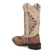Laredo Women's Kite Days Broad Square Toe Leather Boots - Brown / Bone 5821