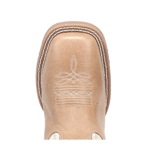 Laredo Women's Lydia Broad Square Toe Leather Boots - Sand 5603