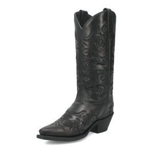 Laredo Women's Night Sky Snip Toe Leather Boots - Black 52450