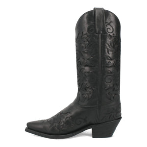 Laredo Women's Night Sky Snip Toe Leather Boots - Black 52450