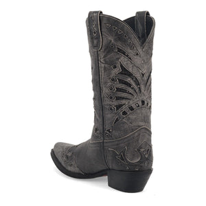Laredo Women's Stevie Snip Toe Leather Boots - Black 52120