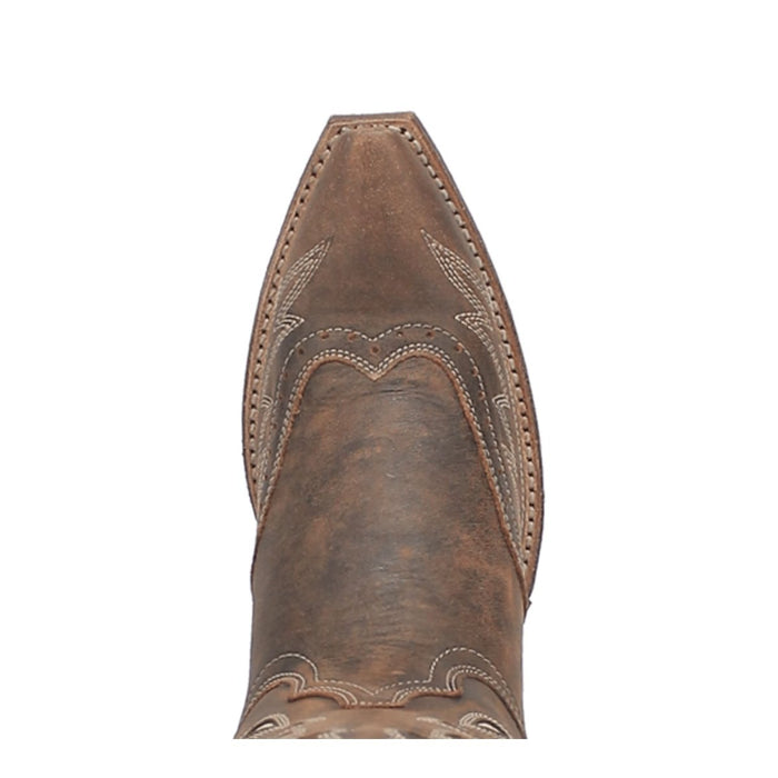 Laredo Women's Zury Snip Toe Leather Boots - Brown 54268