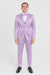 Lavender Satin Tuxedo Set – 4-Piece Statement for Weddings & Proms