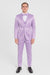 Lavender Satin Tuxedo Set – 4-Piece Statement for Weddings & Proms