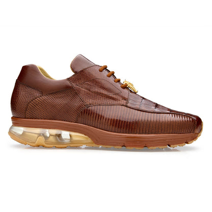 Belvedere Lazaro Peanut Antique Alligator Luxury Shoe