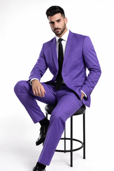 Light Purple Suit - Mens Suit - Mens Church Suit - 2 Buttons $149 - Image 4