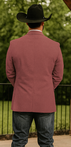 Light Tan Western Blazer - Sand Color