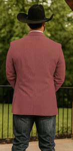 Light Tan Western Blazer - Sand Color