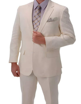 Men's Linen Suit Summer Suits Ivory Beach Wedding 38 Short Jacket+32 Waist Adjustable 28to34)(Height: 5 4 to5 7 )(Neck 15-16.5)S-M) Men's Linen Suit Summer Suits Ivory Beach Wedding 38 Short Jacket+32 Waist Adjustable 28to34)(Height: 5 4 to5 7 )(Neck 15-16.5)S-M)