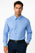 Affordable Clearance Cheap Mens Dress Shirt Sale Online Trendy - Slim Fit - Light Blue Color Men's Dress Shirt