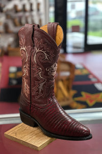 Lizard Print Western Boots