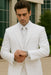Longer Coat 4 Button White Notch Tuxedo -38\ 4 Button \Long Coat Tuxedo\
