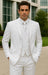 Longer Coat 4 Button White Notch Tuxedo -38\ 4 Button \Long Coat Tuxedo\