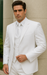 Longer Coat 4 Button White Notch Tuxedo -38\ 4 Button \Long Coat Tuxedo\-