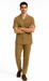 Longstry Men'S Suit 100% Linen Fabric – Khaki - Mens Linen Suit