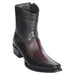 Men's Los Altos Original Ostrich Leg and Deer Skin European Toe Short Boots 76BF05