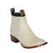 Los Altos Men's Wide Square Toe Deer Leather Short Boots 82B83