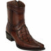 Los Altos Men's Original Monster Fish Skin European Toe Short Boots LAB-76BF10