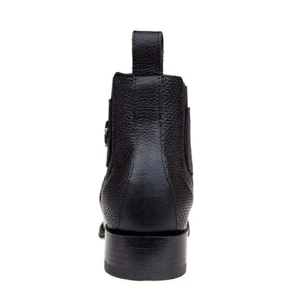 Los Altos Men's Wide Square Toe Caiman Belly Short Boots  82BV82 - Image 5