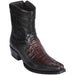 Men's Los Altos Caiman Tail and Deer European Toe Short Boots 76BF01