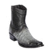 Men's Los Altos Caiman Tail European Toe Short Boots 76B01