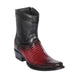 Men's Los Altos Lizard Skin European Toe Short Boots 76B07
