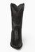 Los Altos Boots Caiman Tail Black Pointed Toe Cowboy Boots
