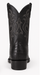 Los Altos Boots Caiman Tail Black Pointed Toe Cowboy Boots