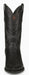 Los Altos Boots Caiman Tail Black Pointed Toe Cowboy Boots