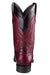 Los Altos Boots Caiman Tail Faded Burgundy Pointed Toe Cowboy Boots