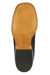 Los Altos Boots Men's Black Caiman Belly Wide Square Toe Boots