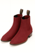 Los Altos Boots Men's Chelsea Charro Napa Leather/Suede Short Rubber Sole Natural Edge Boot ~ Botines Para Hombre Ankle Dress Style For Man