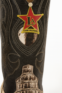 Los Altos Boots Natural Genuine Crocodile ~ World Best Alligator ~ Gator Skin Western Cowboy Dress Cowboy Boot Cheap Priced For Sale Online (D)