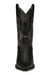 Los Altos Boots Ostrich Black Pointed Toe Cowboy Boots - Botas De Avestruz