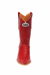 Los Altos Boots Red Caiman ~ World Best Alligator ~ Gator Skin Tail Cowboy Boots