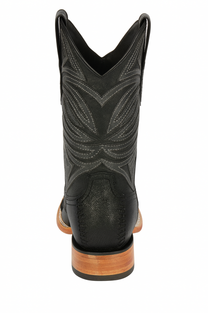 Los Altos Boots Rowstone Stingray And Deer Black - Image 3