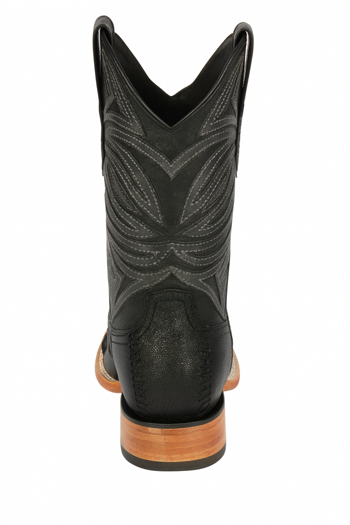 Los Altos Boots Rowstone Stingray And Deer Black - Image 3