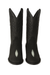 Los Altos Boots Single Stone Stingray R-Toe Black Cowboy Botas De Mantarraya - Mantarraya Boots