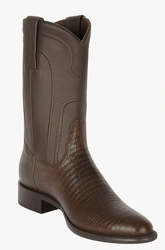 Los Altos Caiman Belly Boots Are Classic And 100% Handcrafted - Alligator - Cowboy Boot - Roper Toe