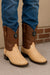 Los Altos Boots Honey Caiman Belly Cognac Cowboy Boots J-Toe