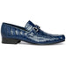 Los Altos Caiman Bit Loafers Navy