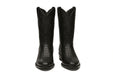 Los Altos Men's Black Genuine Caiman Tail Boots