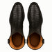 Los Altos Men's Black Genuine Caiman Tail Boots
