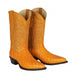 Los Altos Men's Buttercup Genuine Full Quill Ostrich Boots